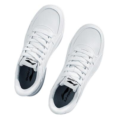 板鞋李宁低帮透气软底女