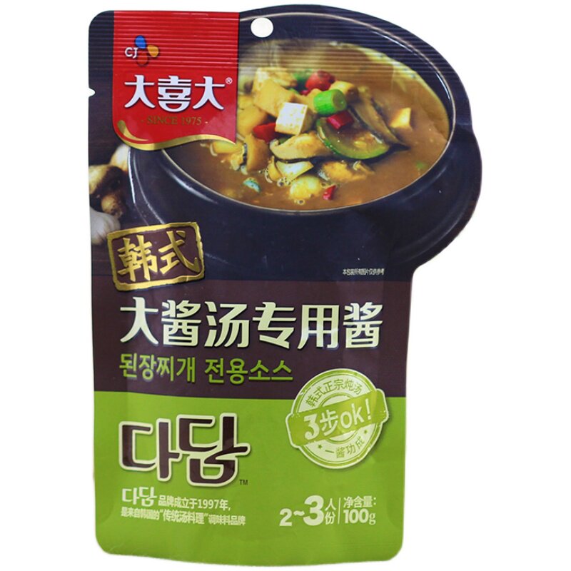 大喜大韩式大酱汤专用酱东北大酱日本味增汤日式味增酱速食酱料包