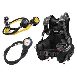Cressi Start BCD浮力背心潜水呼吸调节器套装深潜全套装备科越思