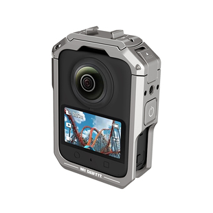 米丢适用大疆OSMO360全景相机金属兔笼拓展框DJIosmo360运动相机外壳边框镜头保护套Vlog拍摄录制支架配件