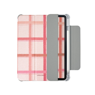 Ufology原创适用ipadpro2022保护壳air5平板mini6保护套air4磁吸7代8代9代10代pro11寸air3笔槽2018格纹春天