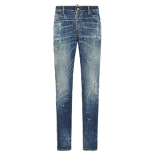 【7折】DSQUARED2/D2次方  男士复古做旧牛仔裤Cool Guy