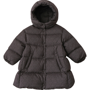 康衣儿女童羽绒服中长款2025冬季新款宝宝羽绒服1-3-6岁童装外套