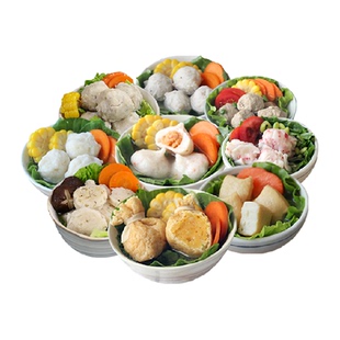 锦和甲火锅丸料关东煮麻辣烫烧烤食材九珍丸阁组合1285g顺丰包邮