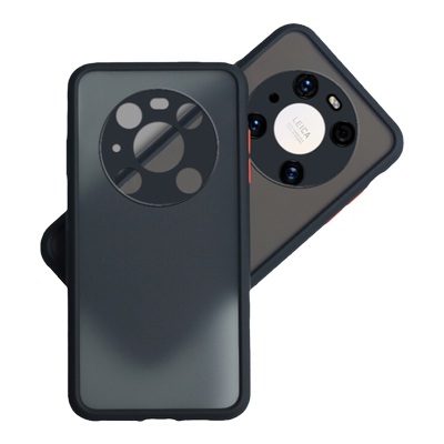 适用华为透明磨砂全包防摔手机壳