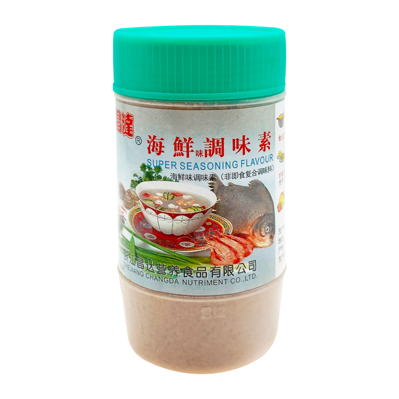 昌達(dá)海鮮調(diào)味素200g整箱30瓶燒烤撒料海鮮味增香粉混沌餃子餡料鮮