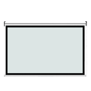 手拉幕布抗光3D高清投影布幕布手动投影幕布卷轴杆投影仪4k超高清幕布抗光投影幕布手拉式投影仪幕布升降幕布