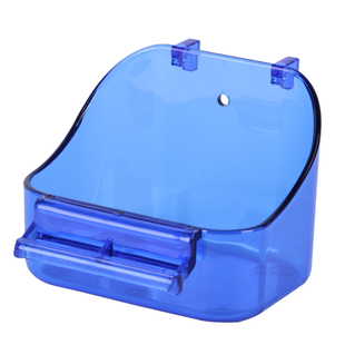 鸟用洗澡盒浴盆食盒虎皮玄凤鹦鹉用品内挂方笼悬挂洗澡盆鸟笼配件