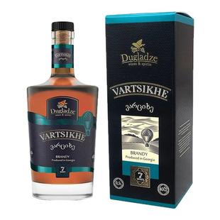 百年老厂原瓶进口7年白兰地官方正品格鲁吉亚瓦茨赫果香浓郁礼盒