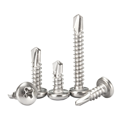 410不锈钢圆头自钻十字螺丝