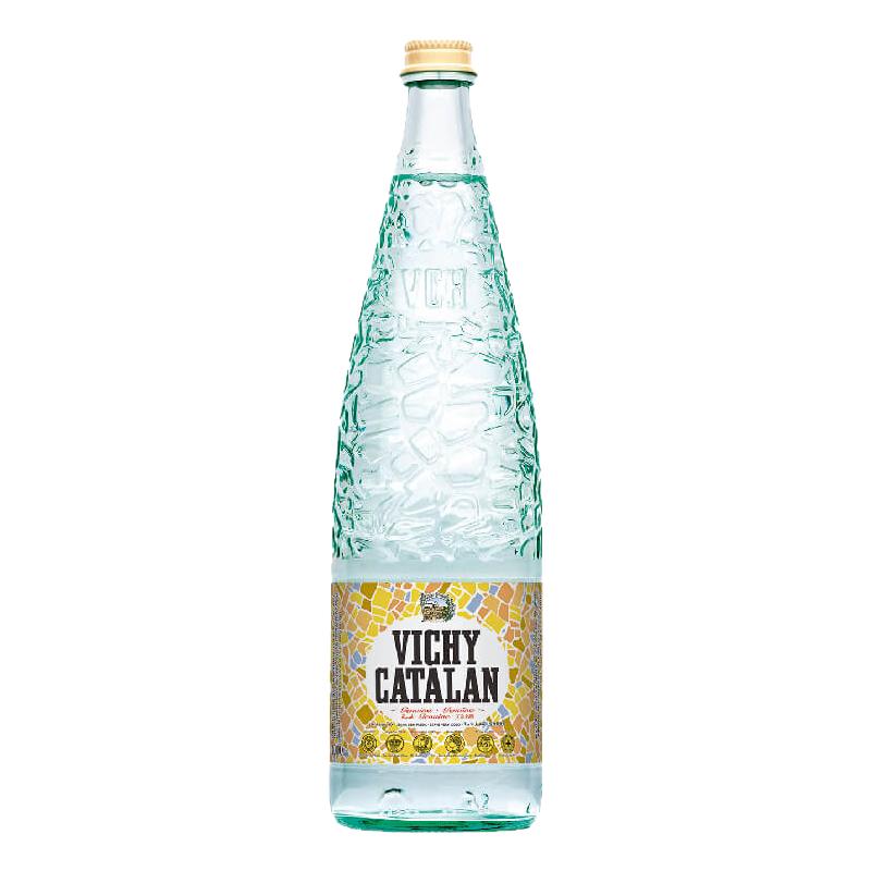 西班牙進口Vichy Catalan威域天然含氣礦泉水高端氣泡水玻璃瓶裝