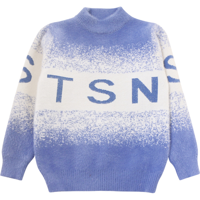 男童水貂绒毛衣2025新款