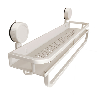 免打孔吸盘置物架浴室卫生间洗漱台壁挂式挂墙上洗手间厕所收纳架