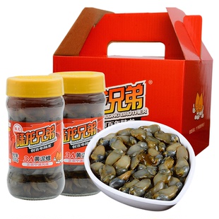 宁波特产黄泥螺老字号陆龙兄弟3A醉泥螺野生开盖即食罐装海鲜水产
