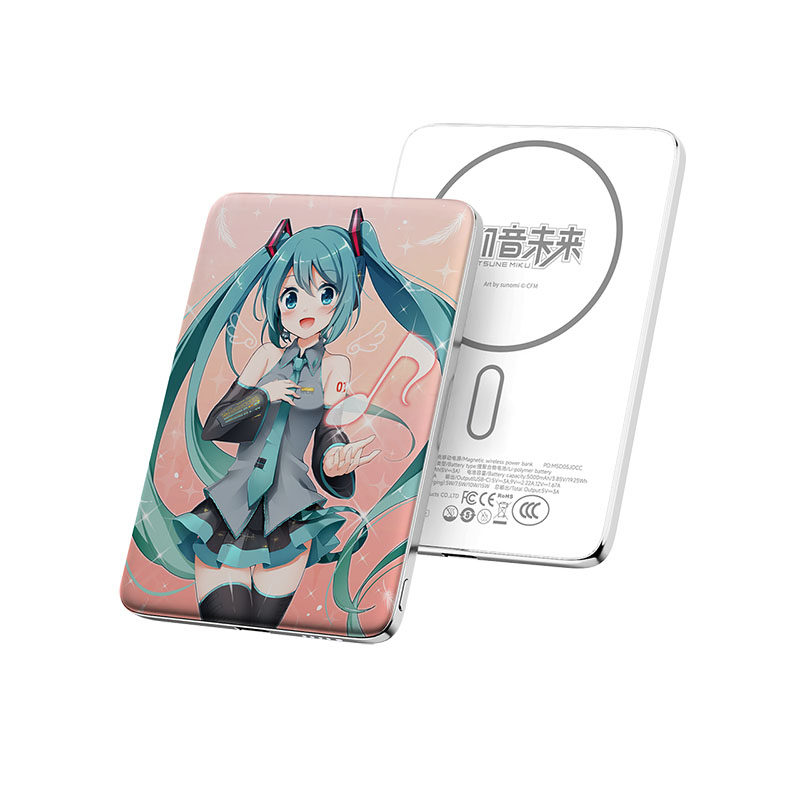 【半固态3C可上飞机】初音未来idmix超薄超轻磁吸充电宝无线充电Qi2便携移动电源20W适用iPhone18Pro苹果17