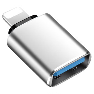 usb转lightning接口适用苹果iphone15/14/13/12pro/11/XR/XS/MAX手机OTG转接头连接U盘下载ipad平板转换器