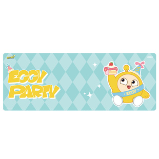 得力蛋仔派对联名鼠标垫游戏垫子办公大号桌垫女生可爱桌面软垫