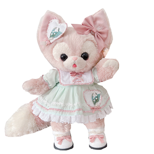 南风格子手作玲娜贝儿着替娃衣Linabell衣服若草色爱心春日套装