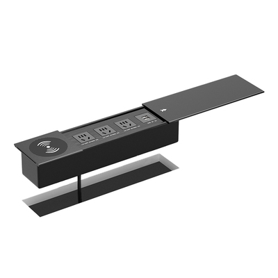 岛台桌面滑盖插座嵌入式