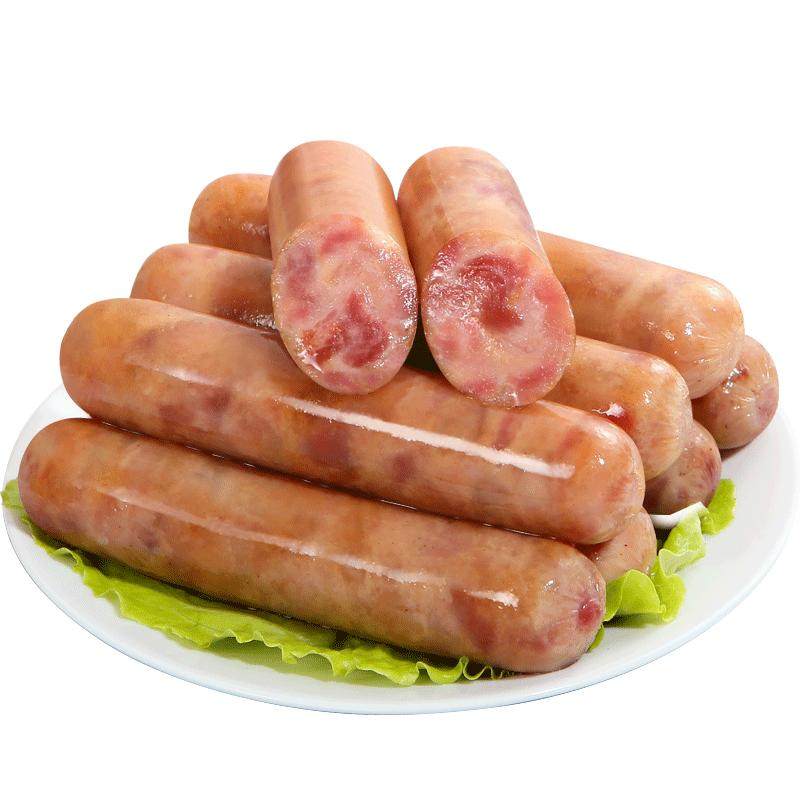含肉量≥90%雄丰地道肠烧烤肉肠4包摆摊广式热狗肠家用早餐香肠