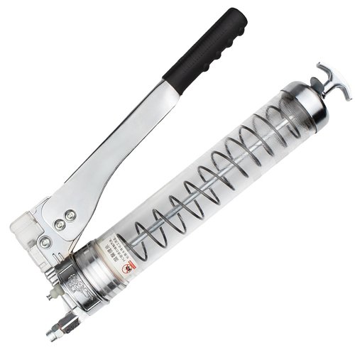 手动黄油枪高压省力打黄油神器挖机专用毛毛虫透明小型打注油器