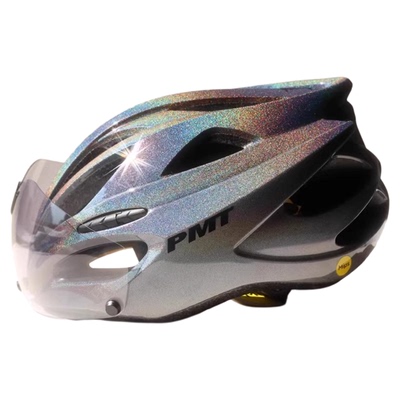 变色风镜骑行头盔男女一体头盔