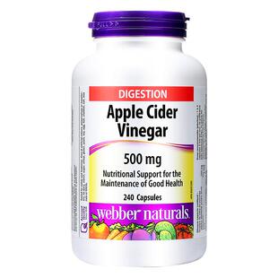 webbernaturals伟博天然加拿大进口天然发酵好气色苹果醋240粒