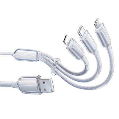 超级快充120w一拖三多功能充电线