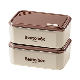 不锈钢保温饭盒可微波炉加热上班族2025新款学生带饭专用便当餐盒