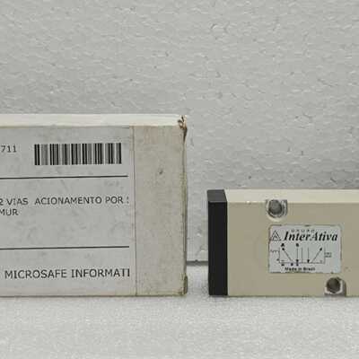 InterAtiva 4/2 Wege Magnetventil 110/127V AC Namur Aktuator