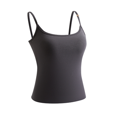 Janest/简态无痕束胸衣大胸显小吊带背心女内搭带胸垫可外穿秋季