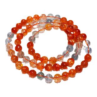 天然阿鲁沙手串多彩冰种金太阳草莓晶绿柱石日光宝石男女水晶手链