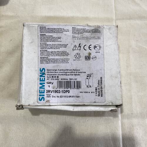 溢价-电压释放器 3RV1902-1DP0，210-240V