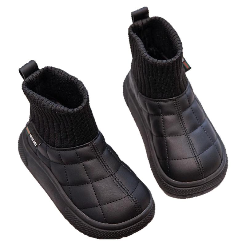 女童雪地靴儿童加绒靴子
