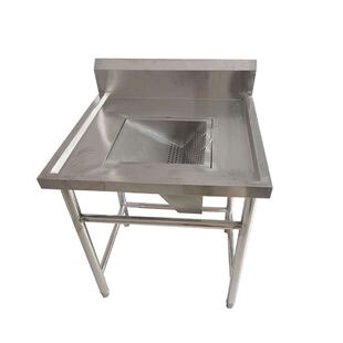 单眼翻斗商用厨房泔水桶残食酒店环卫桶干湿分离台围挡超净工作台