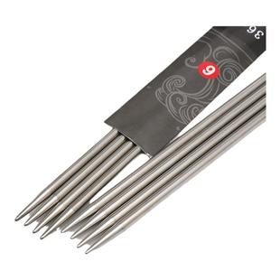 进口不锈钢毛衣针编织针手工打毛线棒针工具全套粗织围巾签子直针