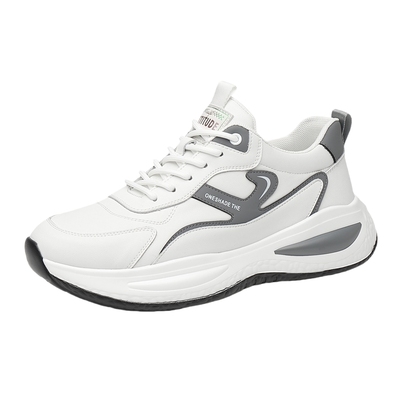 保罗正品名牌男鞋2025新款真皮牛皮秋季运动鞋男休闲老爹鞋跑步鞋