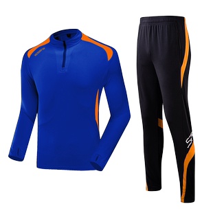 儿童足球服训练服套装男定制长袖队服外套男女童运动足球衣秋冬季