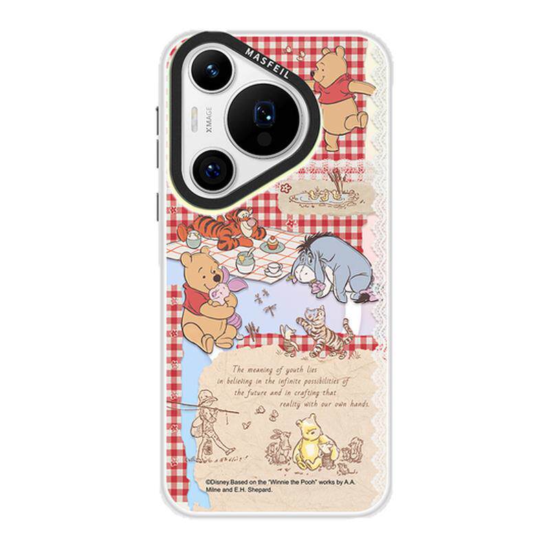 ZHIZHE×野餐维尼适用华为Pura90Pro手机壳p70新款磁吸p60带支架p40pro+套可爱p80全包高级感Ultra好看女