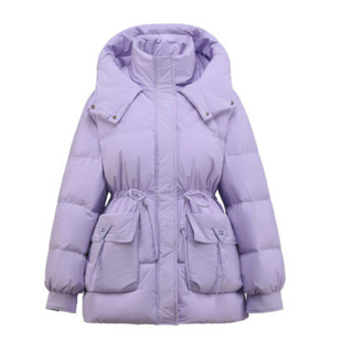 200斤特大码糖果色收腰羽绒服女冬胖mm加肥宽松小个子保暖外套300