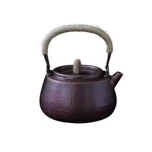 纯紫铜手工铜壶 烧水壶 茶艺壶电陶炉壶 复古养生壶 无涂层煮茶壶