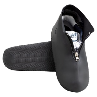 防雨鞋套男女防水防滑加厚耐磨便携户外出行防暴雨雨靴套硅胶鞋套