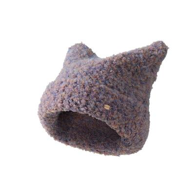 百搭包头针织毛线帽女2024新款冬