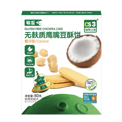 敏星无麸质鹰嘴豆酥饼香味浓郁
