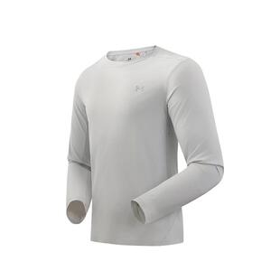 安德玛官方2025夏季新款防晒长袖速干衣登山运动T恤透气男士上衣