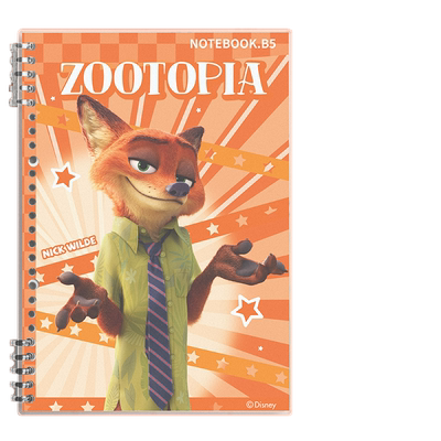 活页本B5疯狂动物城60张