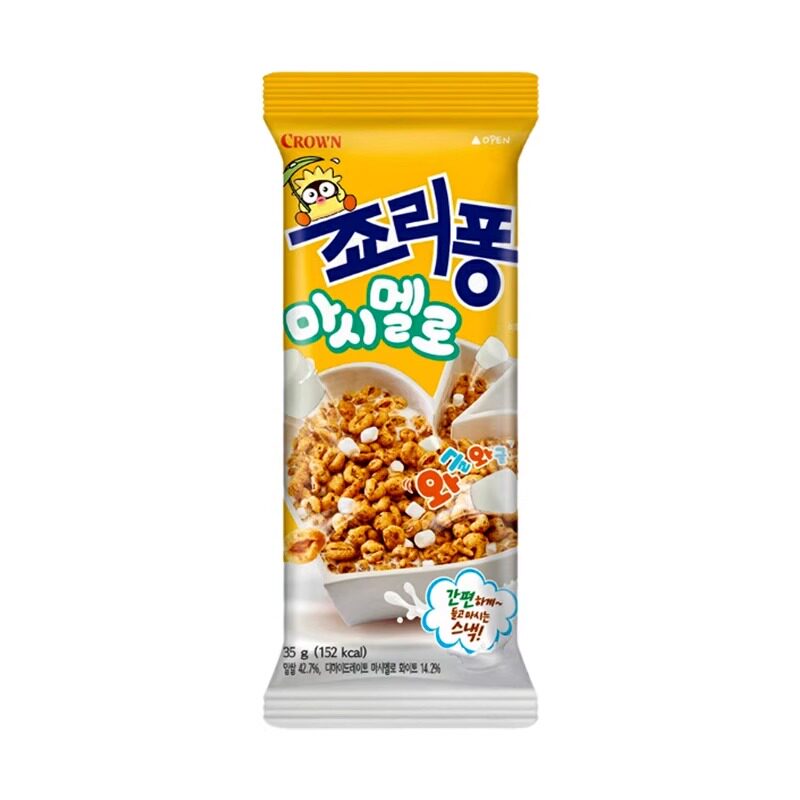 韩国进口克丽安棉花糖麦粒爆米花