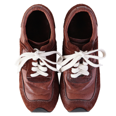 GLAS复古随性稳重平底系带休闲鞋