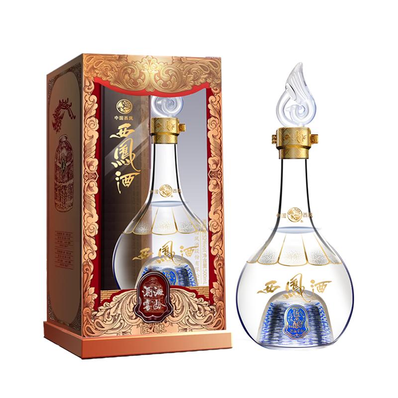 西凤酒旗舰店匠酿52度白酒凤香型纯粮正品陕西婚宴席送礼口粮酒