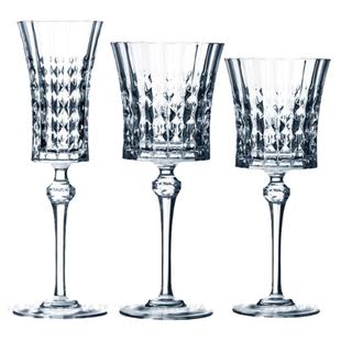 法国进口CDA水晶小时代同款香槟杯刻花高脚杯红酒杯葡萄酒杯家用